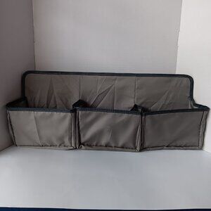 3 Pocket Hanging Trunk Organizer-Vinyl --Gray